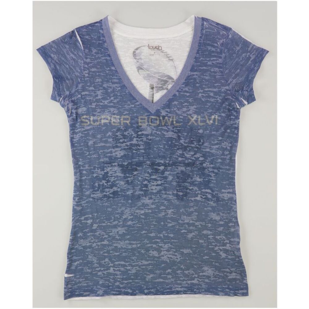 Touch Womens Super Bowl XLVI Graphic T-Shirt, NWT